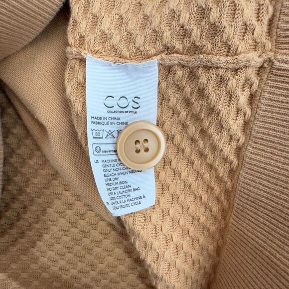 COS Beige Textured Cardigan - Picture 4 of 7